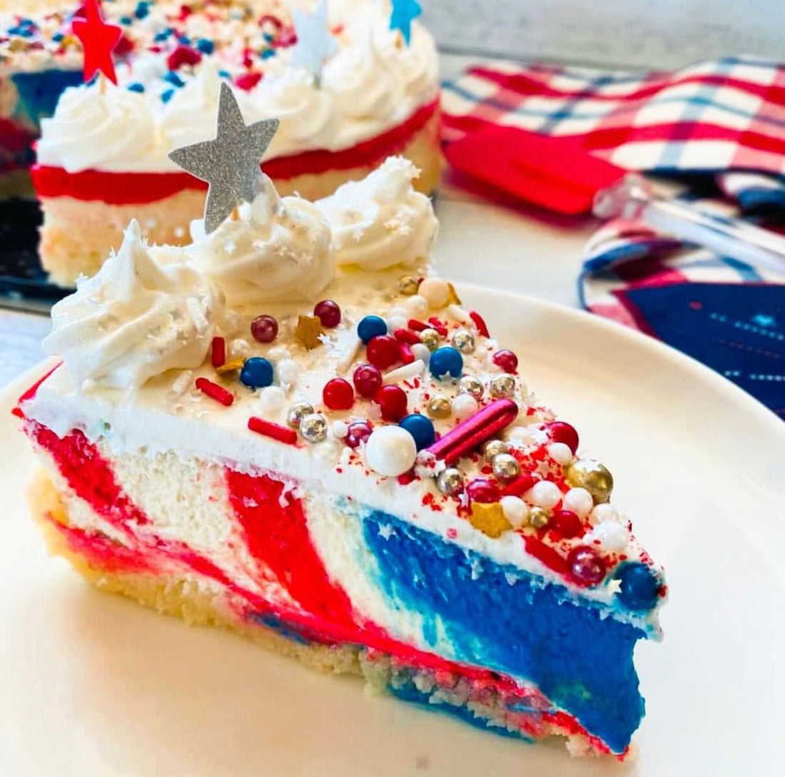 Red, White & Blue Cheesecake