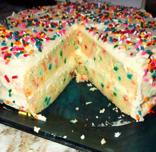Keto Funfetti Cake