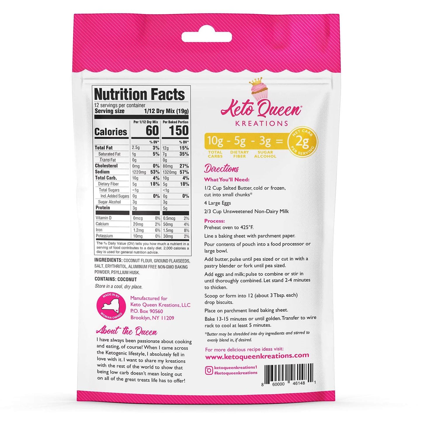 2- Pack Keto Biscuit Mix